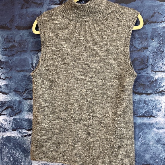 J Jill Alpaca Wool Blend Collared Sweater Vest - Picture 6 of 9